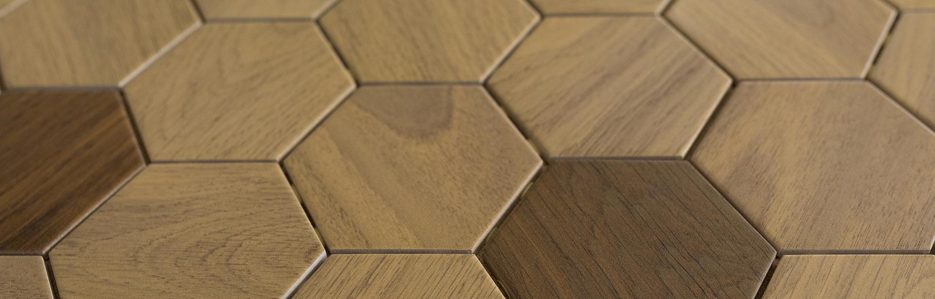Slajd #1 Heksagonalne panele podłogowe